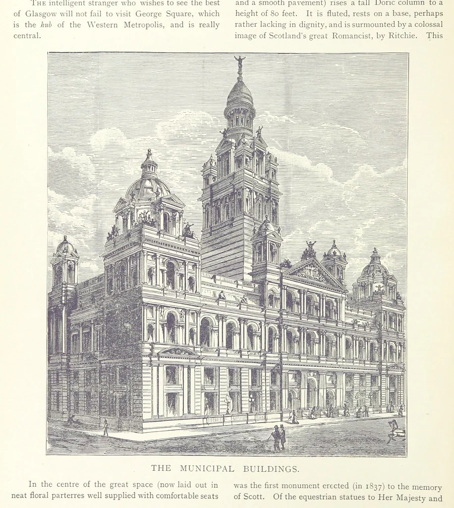 An illustration from Glasgow and it Environs. A literary, commercial and social review past and present ... With illustrated ... tour in the Highlands, 1891, leaf 28