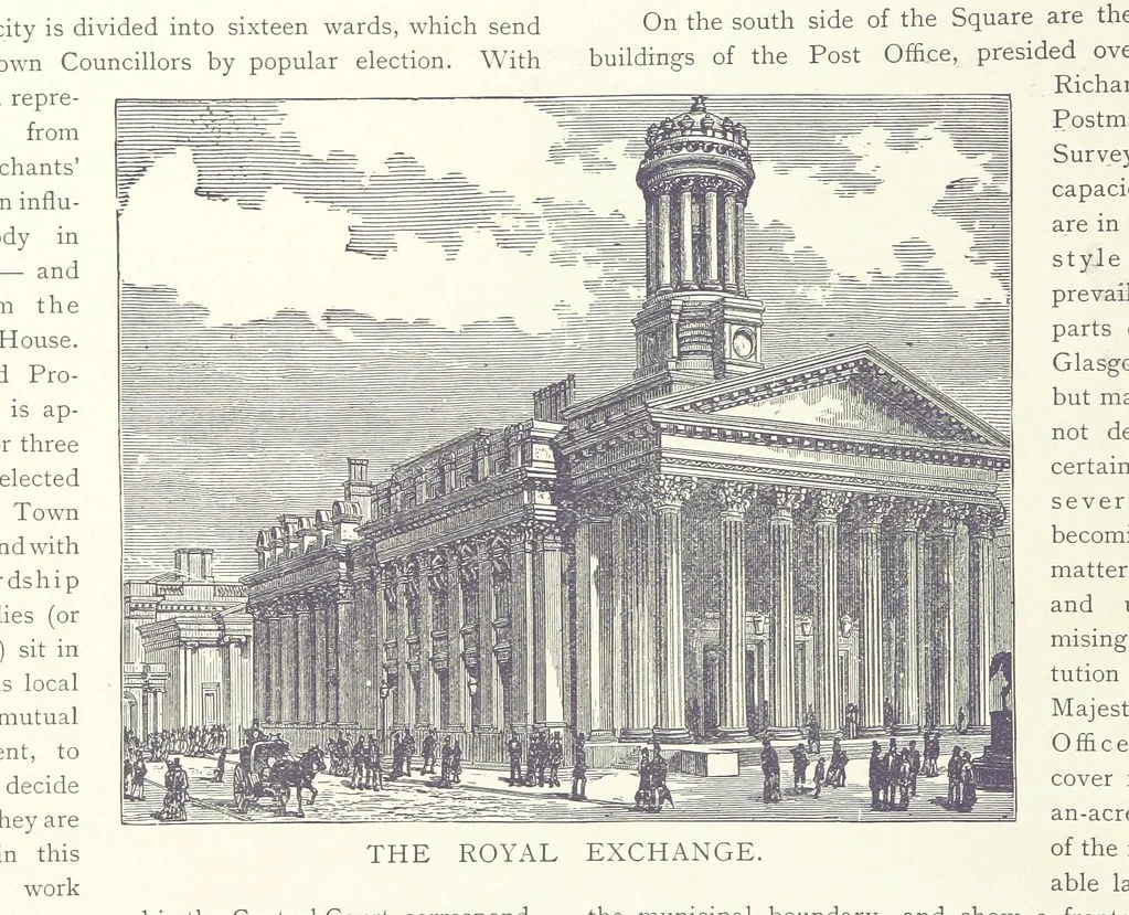 An illustration from Glasgow and it Environs. A literary, commercial and social review past and present ... With illustrated ... tour in the Highlands, 1891, leaf 30