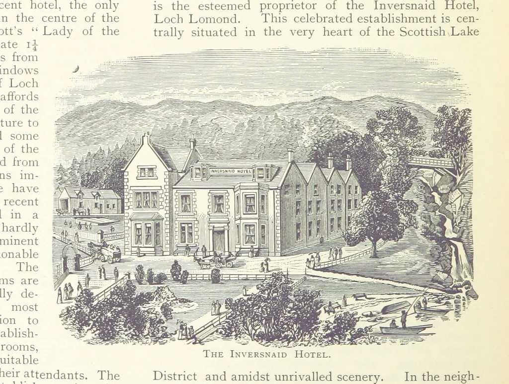 An illustration from Glasgow and it Environs. A literary, commercial and social review past and present ... With illustrated ... tour in the Highlands, 1891, leaf 324