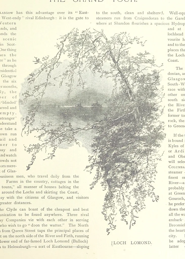 An illustration from Glasgow and it Environs. A literary, commercial and social review past and present ... With illustrated ... tour in the Highlands, 1891, leaf 349