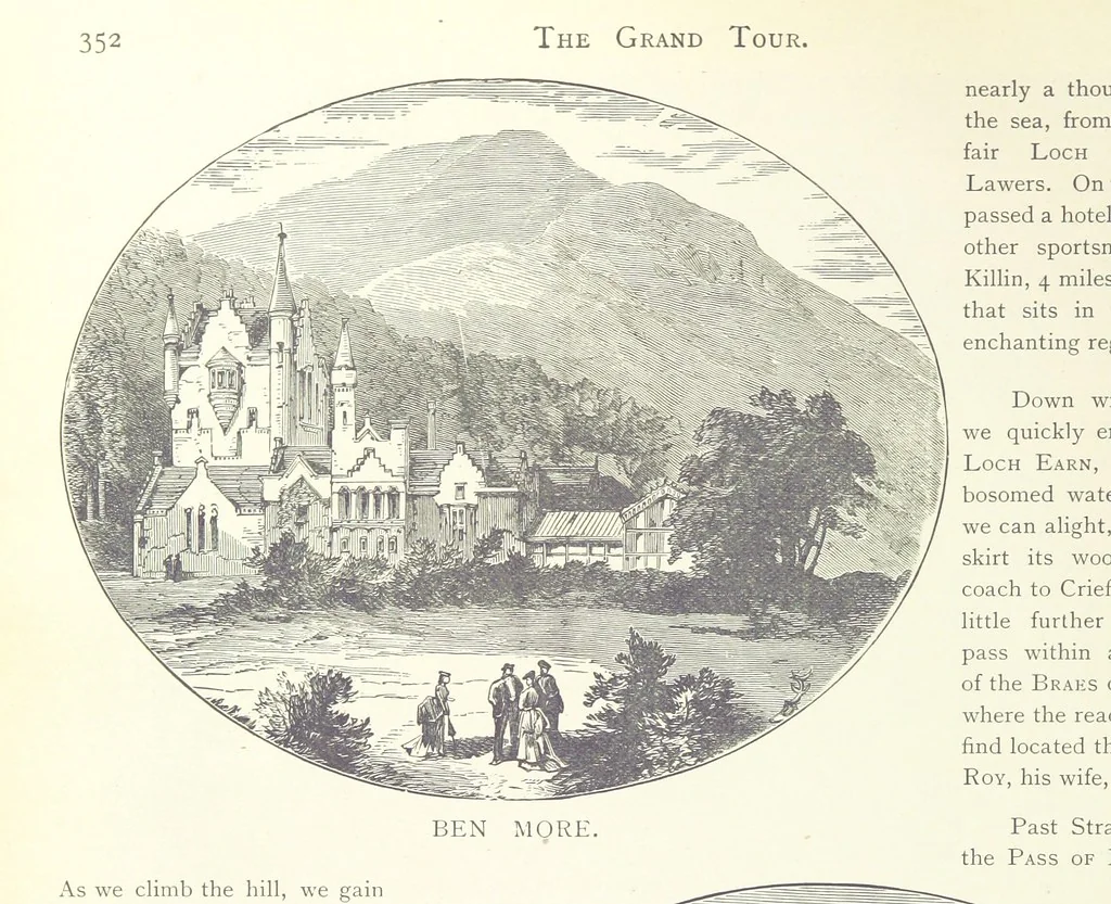 An illustration from Glasgow and it Environs. A literary, commercial and social review past and present ... With illustrated ... tour in the Highlands, 1891, leaf 356
