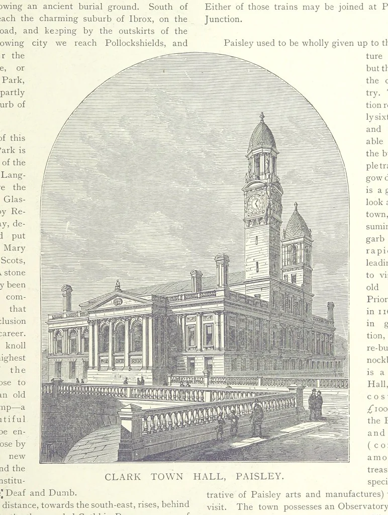 An illustration from Glasgow and it Environs. A literary, commercial and social review past and present ... With illustrated ... tour in the Highlands, 1891, leaf 45