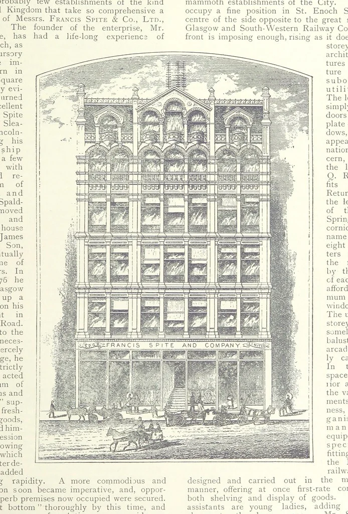 An illustration from Glasgow and it Environs. A literary, commercial and social review past and present ... With illustrated ... tour in the Highlands, 1891, leaf 61
