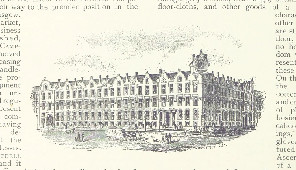 An illustration from Glasgow and it Environs. A literary, commercial and social review past and present ... With illustrated ... tour in the Highlands, 1891, leaf 80