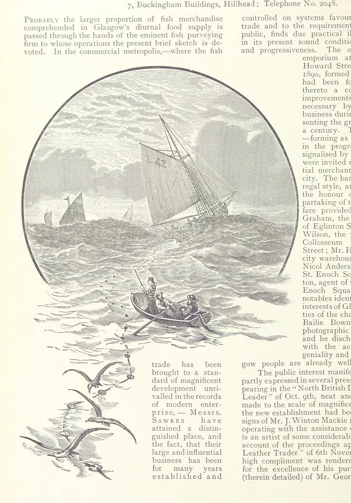 An illustration from Glasgow and it Environs. A literary, commercial and social review past and present ... With illustrated ... tour in the Highlands, 1891, leaf 94