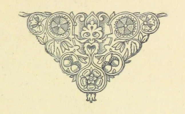An illustration from Kingsthorpiana; or, Researches in a Church Chest. Being a calendar of old documents now existing in the church chest of Kingsthorpe, near Northampton, with a selection of the MSS., printed in full, and extracts from others. Edited by J. H. Glover, 1883, leaf 103