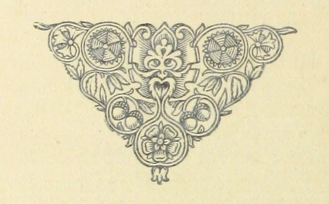 An illustration from Kingsthorpiana; or, Researches in a Church Chest. Being a calendar of old documents now existing in the church chest of Kingsthorpe, near Northampton, with a selection of the MSS., printed in full, and extracts from others. Edited by J. H. Glover, 1883, leaf 126