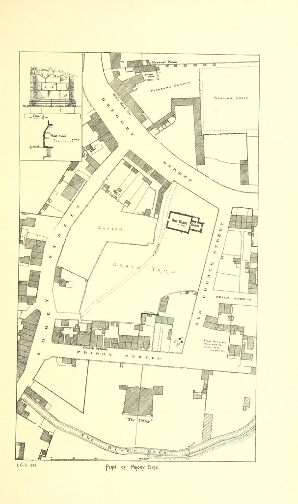 An illustration from The history of the parish and Priory of Lenton, in the county of Nottingham, 1884, leaf 255
