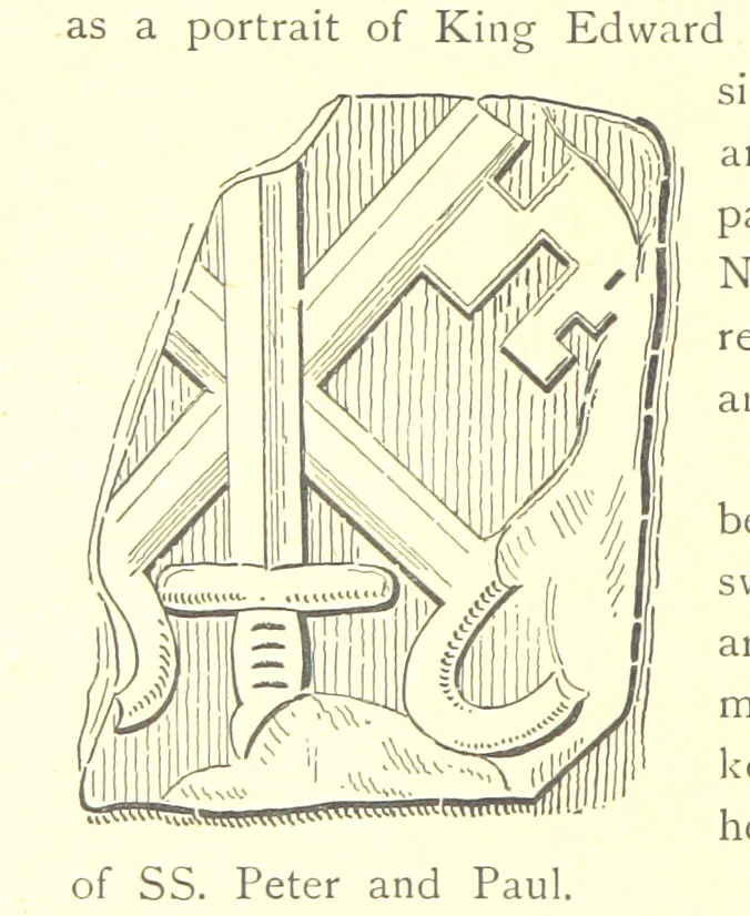 An illustration from The history of the parish and Priory of Lenton, in the county of Nottingham, 1884, leaf 266
