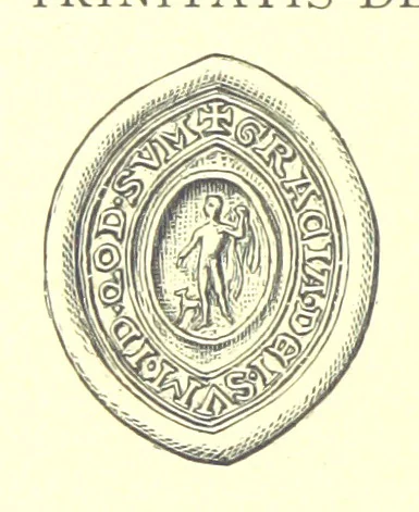 An illustration from The history of the parish and Priory of Lenton, in the county of Nottingham, 1884, leaf 274