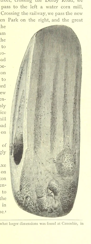 An illustration from The history of the parish and Priory of Lenton, in the county of Nottingham, 1884, leaf 35