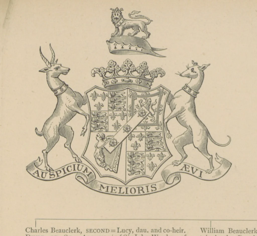 An illustration from The history of the parish and Priory of Lenton, in the county of Nottingham, 1884, leaf 423