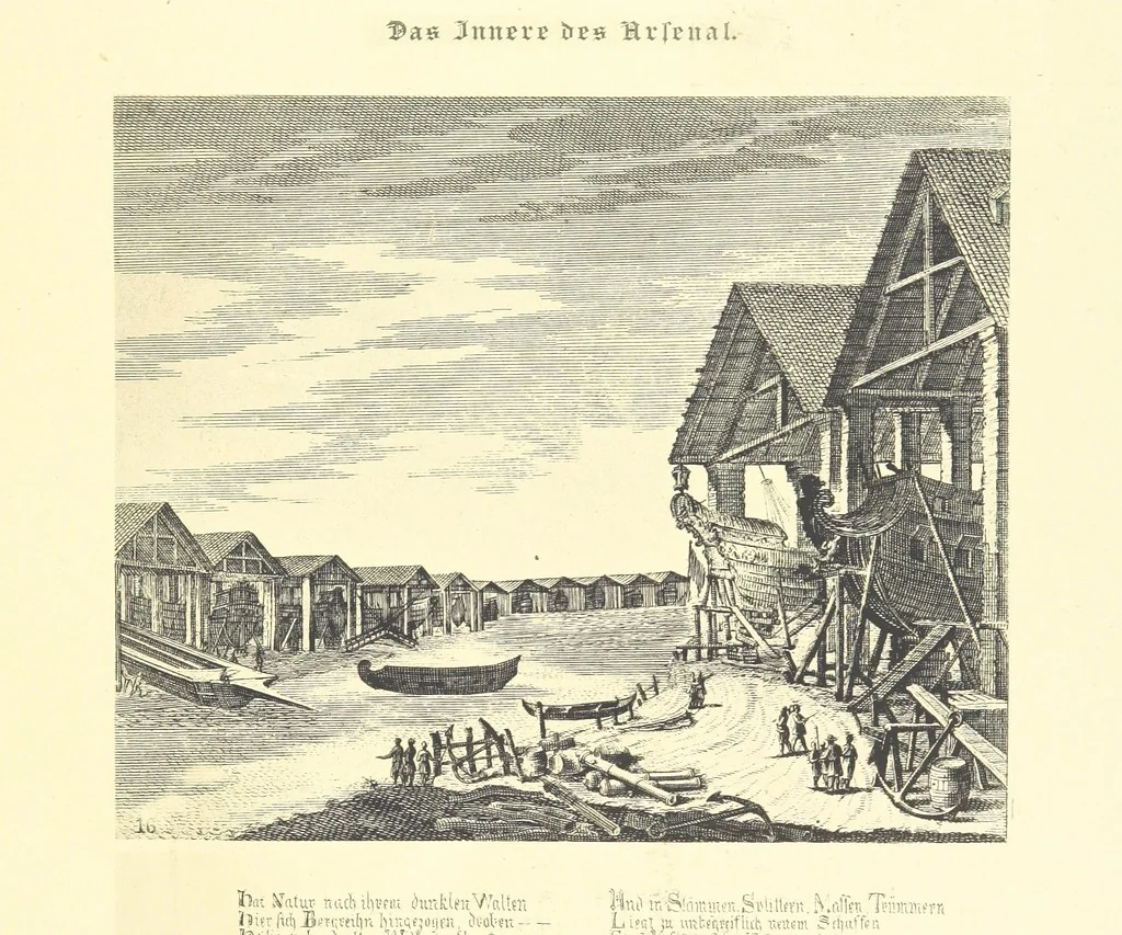 An illustration from Goethe's Italienische Reise. Mit 318 Illustrationen ... von J. von Kahle. Eingeleitet von ... H. Düntzer, 1885, leaf 107