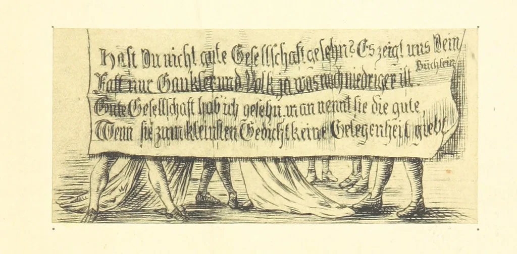 An illustration from Goethe's Italienische Reise. Mit 318 Illustrationen ... von J. von Kahle. Eingeleitet von ... H. Düntzer, 1885, leaf 109