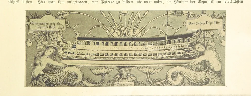An illustration from Goethe's Italienische Reise. Mit 318 Illustrationen ... von J. von Kahle. Eingeleitet von ... H. Düntzer, 1885, leaf 109