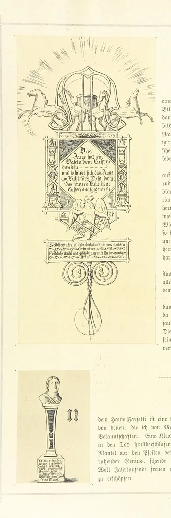 An illustration from Goethe's Italienische Reise. Mit 318 Illustrationen ... von J. von Kahle. Eingeleitet von ... H. Düntzer, 1885, leaf 116