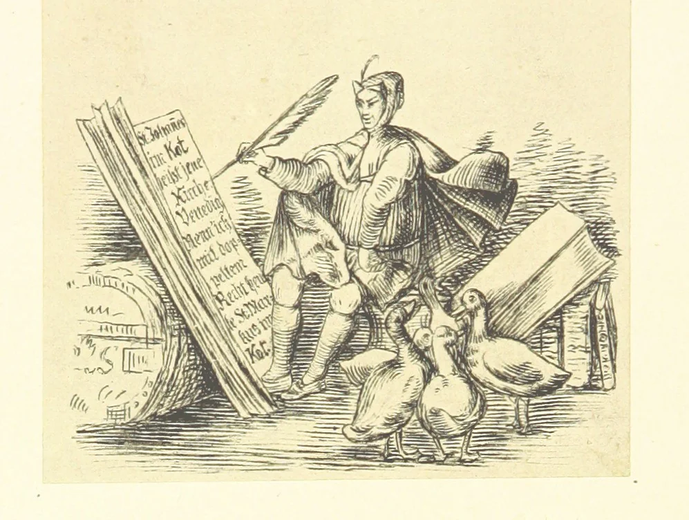 An illustration from Goethe's Italienische Reise. Mit 318 Illustrationen ... von J. von Kahle. Eingeleitet von ... H. Düntzer, 1885, leaf 120