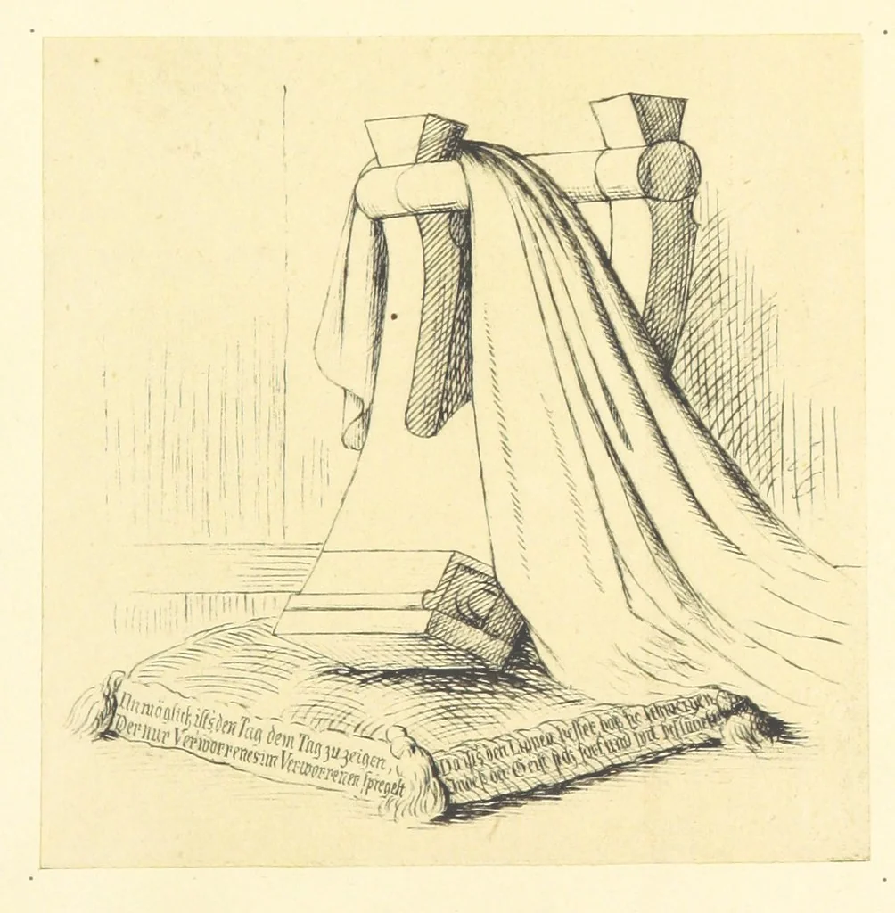 An illustration from Goethe's Italienische Reise. Mit 318 Illustrationen ... von J. von Kahle. Eingeleitet von ... H. Düntzer, 1885, leaf 157