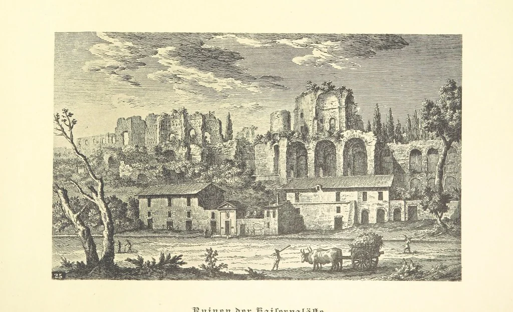 An illustration from Goethe's Italienische Reise. Mit 318 Illustrationen ... von J. von Kahle. Eingeleitet von ... H. Düntzer, 1885, leaf 161