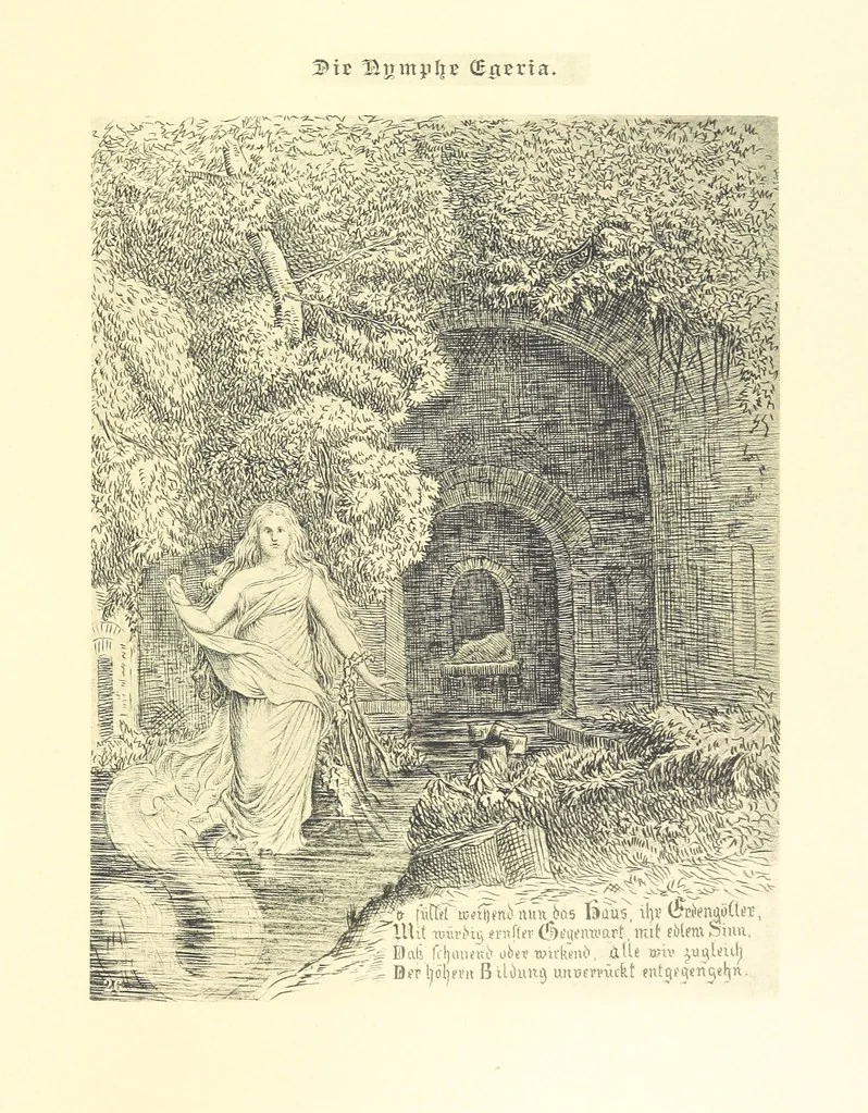 An illustration from Goethe's Italienische Reise. Mit 318 Illustrationen ... von J. von Kahle. Eingeleitet von ... H. Düntzer, 1885, leaf 163