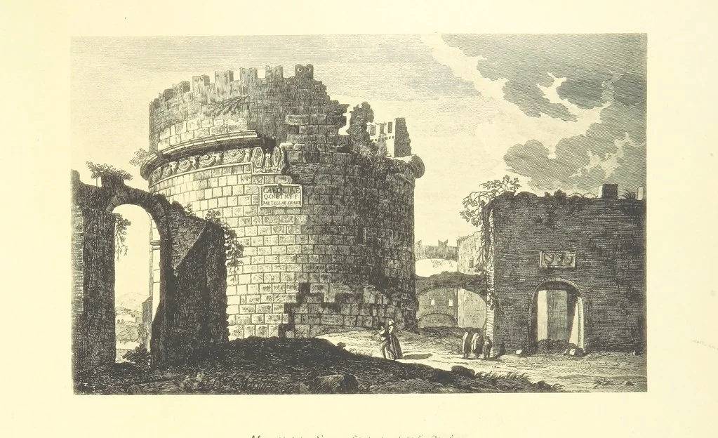 An illustration from Goethe's Italienische Reise. Mit 318 Illustrationen ... von J. von Kahle. Eingeleitet von ... H. Düntzer, 1885, leaf 165