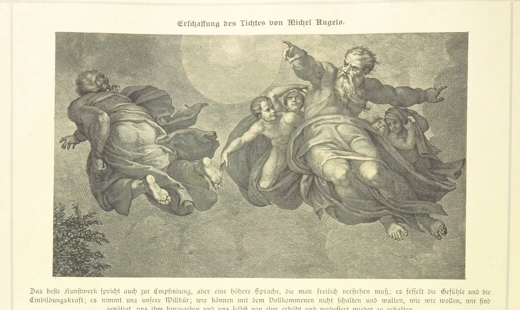 An illustration from Goethe's Italienische Reise. Mit 318 Illustrationen ... von J. von Kahle. Eingeleitet von ... H. Düntzer, 1885, leaf 176