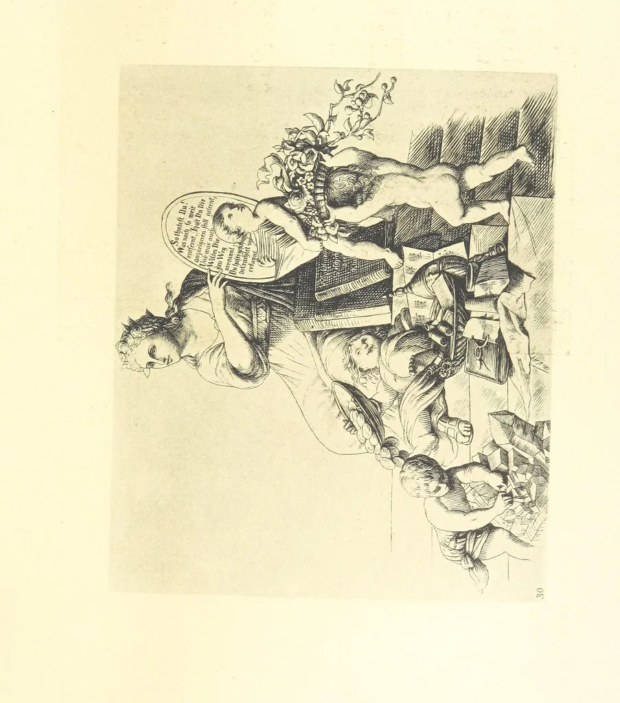 An illustration from Goethe's Italienische Reise. Mit 318 Illustrationen ... von J. von Kahle. Eingeleitet von ... H. Düntzer, 1885, leaf 181