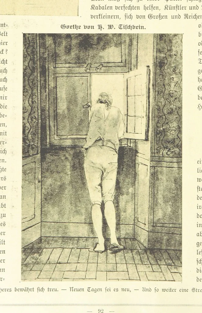 An illustration from Goethe's Italienische Reise. Mit 318 Illustrationen ... von J. von Kahle. Eingeleitet von ... H. Düntzer, 1885, leaf 186