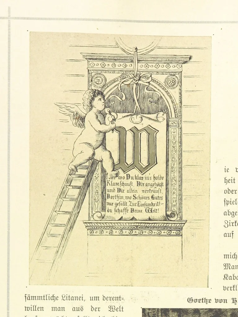 An illustration from Goethe's Italienische Reise. Mit 318 Illustrationen ... von J. von Kahle. Eingeleitet von ... H. Düntzer, 1885, leaf 186