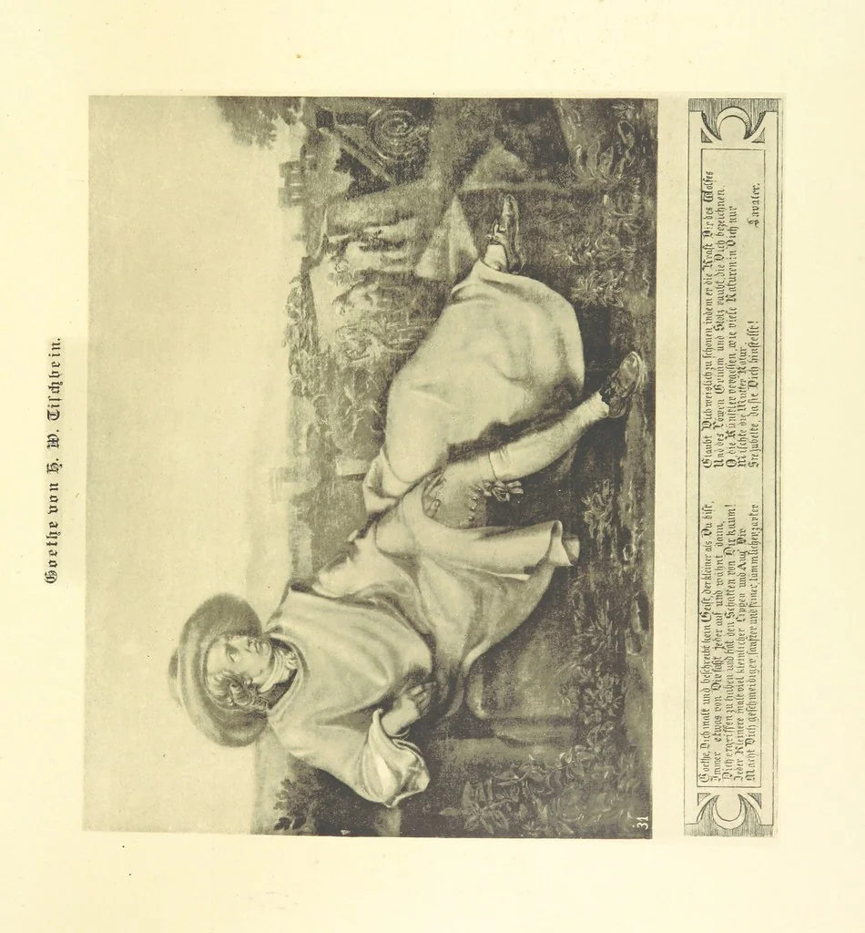 An illustration from Goethe's Italienische Reise. Mit 318 Illustrationen ... von J. von Kahle. Eingeleitet von ... H. Düntzer, 1885, leaf 187