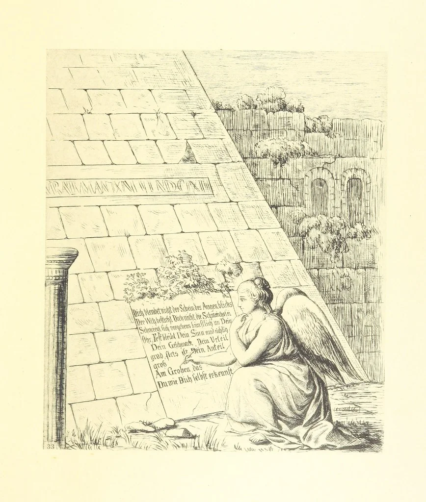 An illustration from Goethe's Italienische Reise. Mit 318 Illustrationen ... von J. von Kahle. Eingeleitet von ... H. Düntzer, 1885, leaf 191