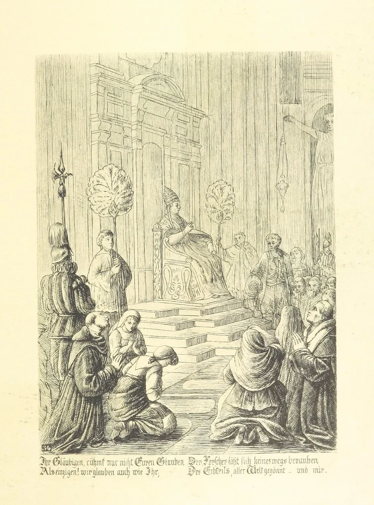 An illustration from Goethe's Italienische Reise. Mit 318 Illustrationen ... von J. von Kahle. Eingeleitet von ... H. Düntzer, 1885, leaf 195