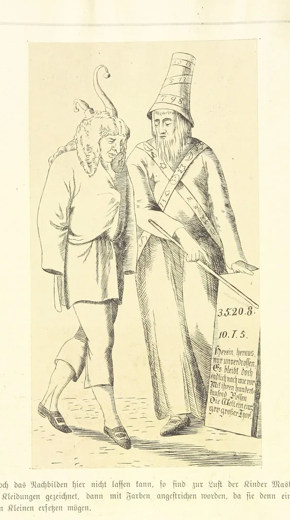 An illustration from Goethe's Italienische Reise. Mit 318 Illustrationen ... von J. von Kahle. Eingeleitet von ... H. Düntzer, 1885, leaf 214