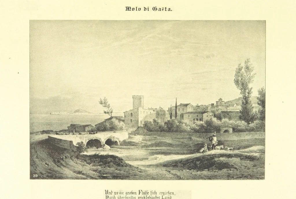 An illustration from Goethe's Italienische Reise. Mit 318 Illustrationen ... von J. von Kahle. Eingeleitet von ... H. Düntzer, 1885, leaf 225
