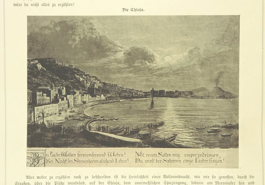 An illustration from Goethe's Italienische Reise. Mit 318 Illustrationen ... von J. von Kahle. Eingeleitet von ... H. Düntzer, 1885, leaf 238