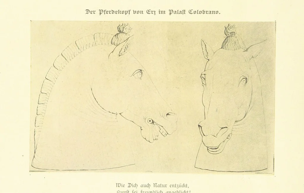 An illustration from Goethe's Italienische Reise. Mit 318 Illustrationen ... von J. von Kahle. Eingeleitet von ... H. Düntzer, 1885, leaf 242