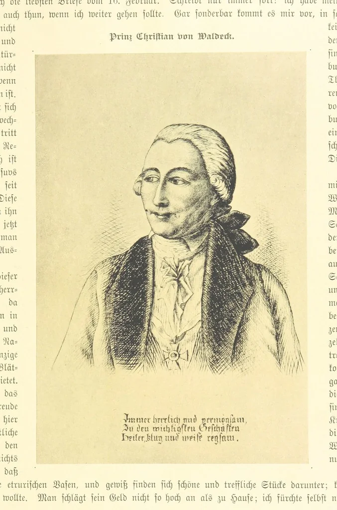 An illustration from Goethe's Italienische Reise. Mit 318 Illustrationen ... von J. von Kahle. Eingeleitet von ... H. Düntzer, 1885, leaf 243