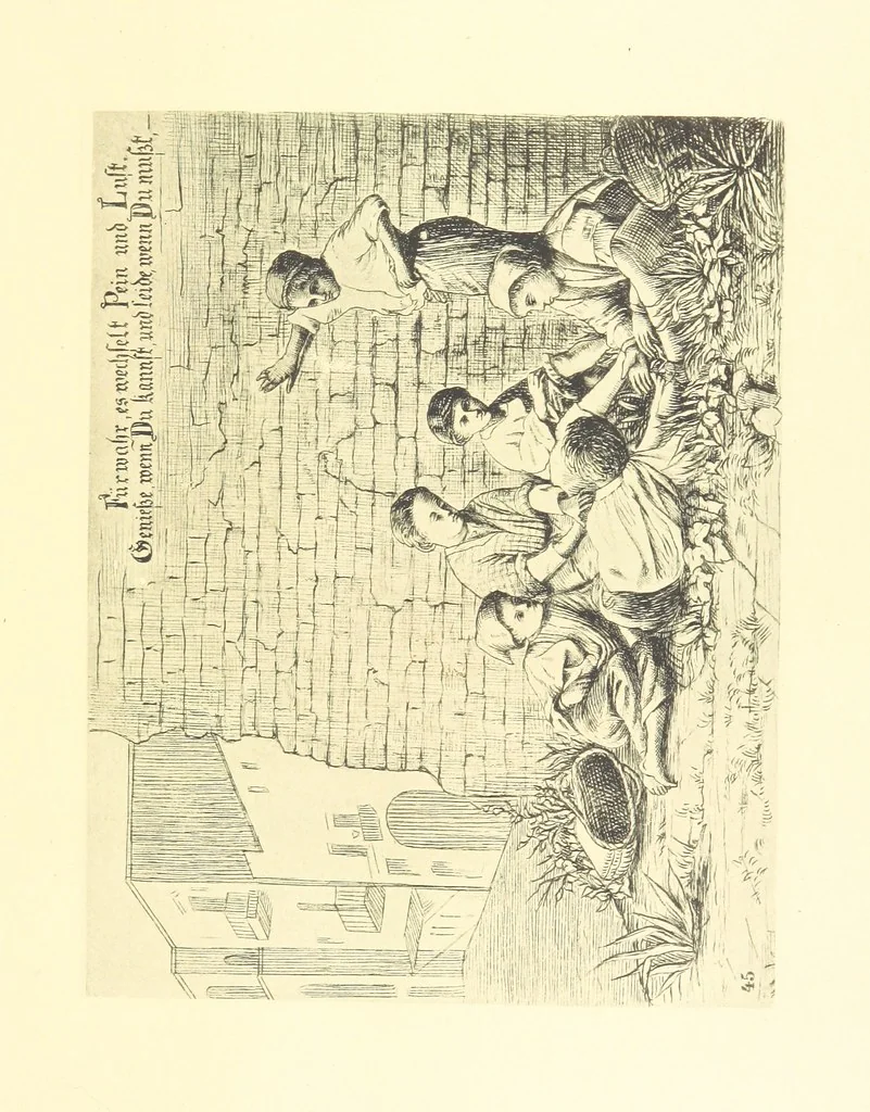 An illustration from Goethe's Italienische Reise. Mit 318 Illustrationen ... von J. von Kahle. Eingeleitet von ... H. Düntzer, 1885, leaf 247