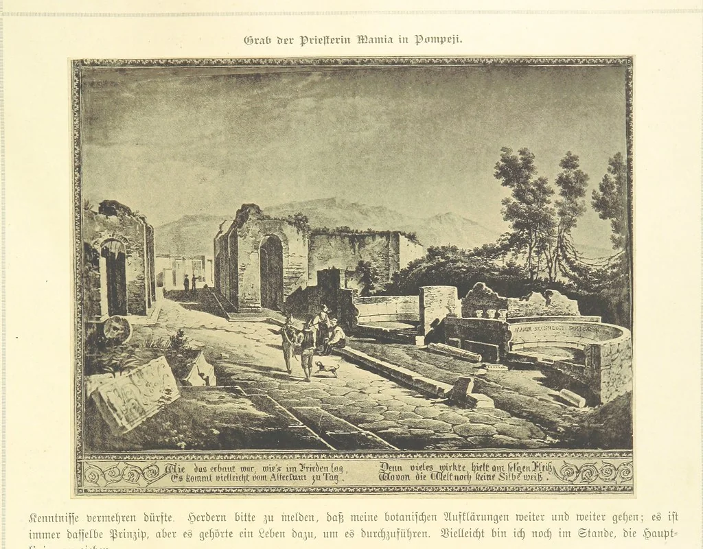 An illustration from Goethe's Italienische Reise. Mit 318 Illustrationen ... von J. von Kahle. Eingeleitet von ... H. Düntzer, 1885, leaf 251