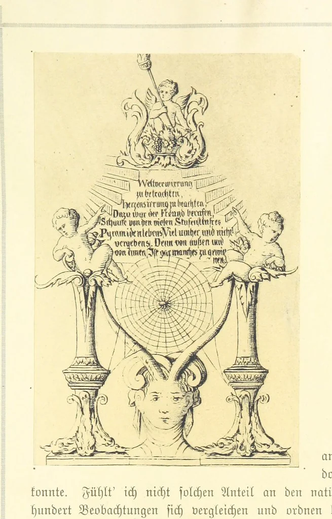 An illustration from Goethe's Italienische Reise. Mit 318 Illustrationen ... von J. von Kahle. Eingeleitet von ... H. Düntzer, 1885, leaf 257