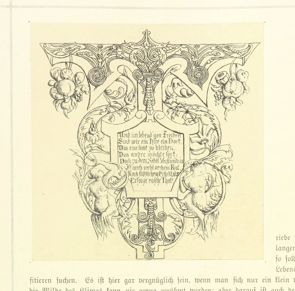 An illustration from Goethe's Italienische Reise. Mit 318 Illustrationen ... von J. von Kahle. Eingeleitet von ... H. Düntzer, 1885, leaf 264