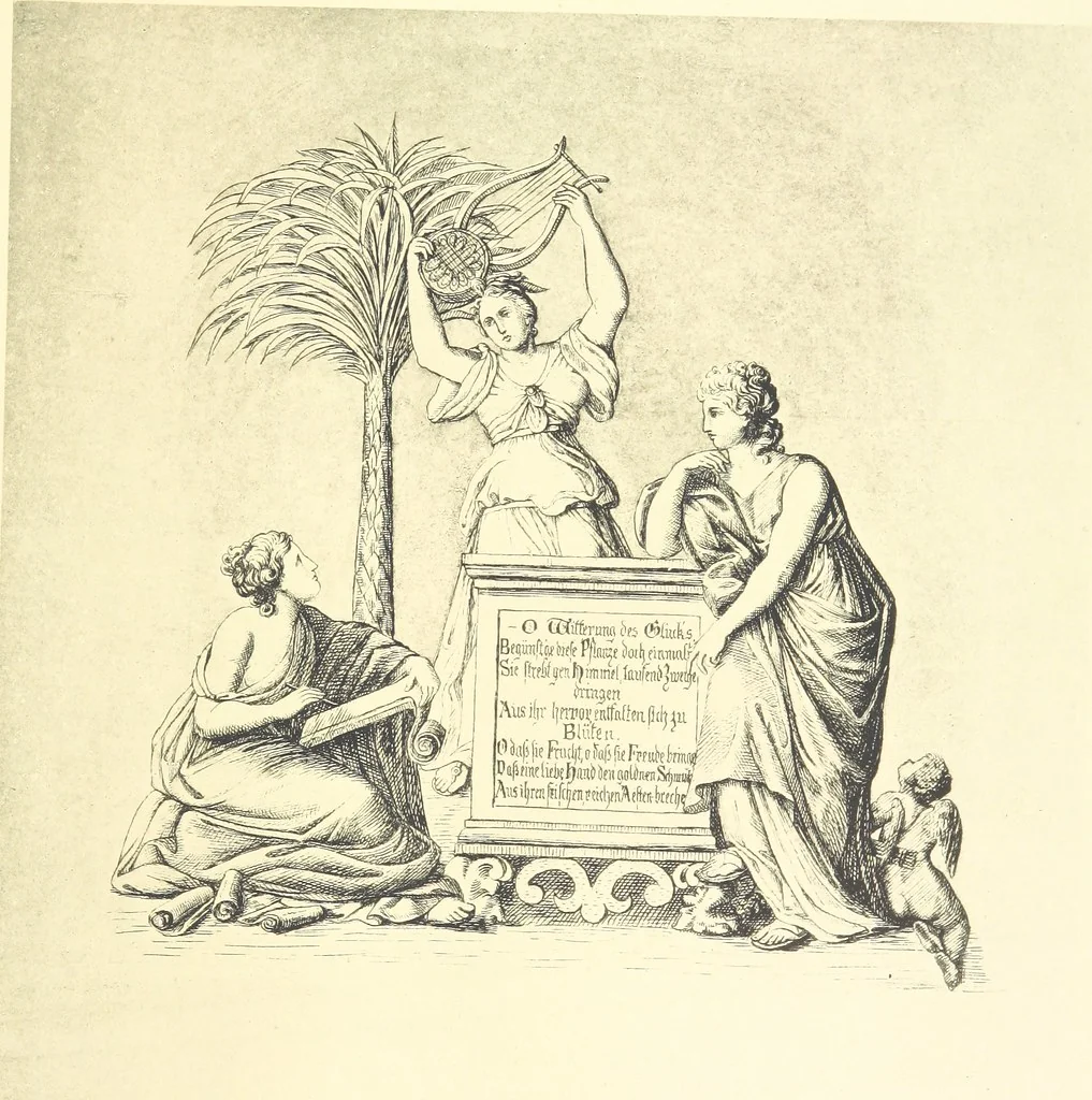 An illustration from Goethe's Italienische Reise. Mit 318 Illustrationen ... von J. von Kahle. Eingeleitet von ... H. Düntzer, 1885, leaf 265