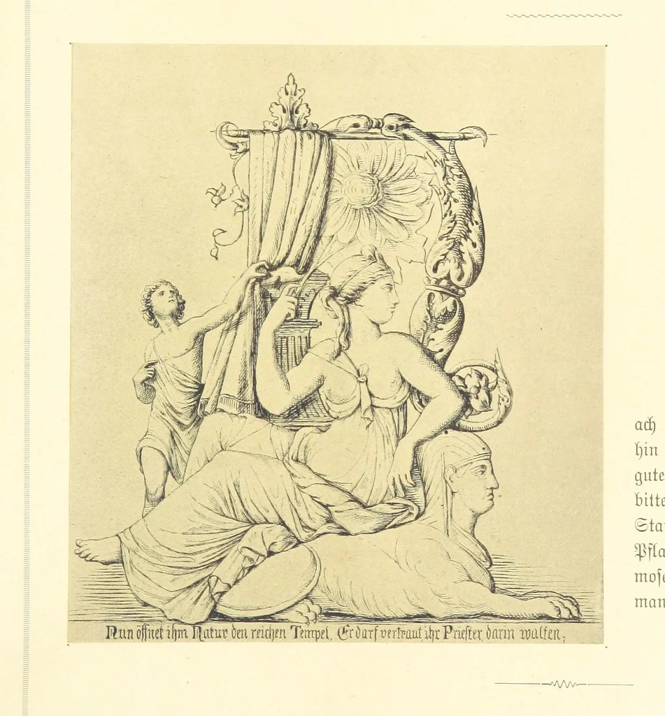 An illustration from Goethe's Italienische Reise. Mit 318 Illustrationen ... von J. von Kahle. Eingeleitet von ... H. Düntzer, 1885, leaf 271
