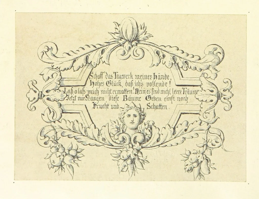 An illustration from Goethe's Italienische Reise. Mit 318 Illustrationen ... von J. von Kahle. Eingeleitet von ... H. Düntzer, 1885, leaf 272