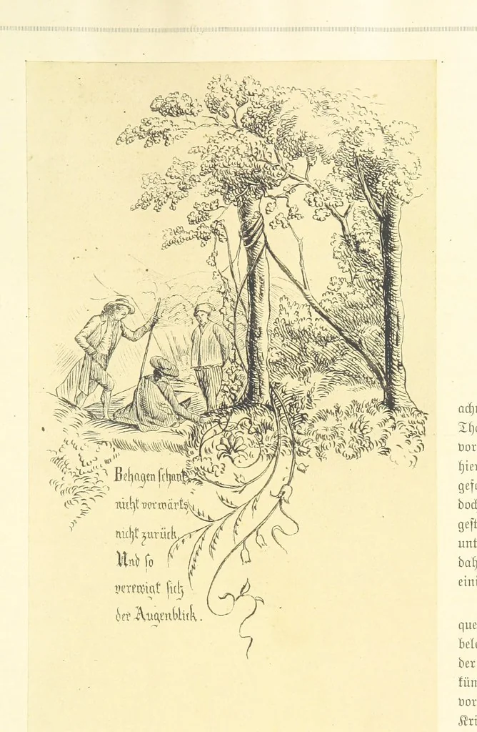 An illustration from Goethe's Italienische Reise. Mit 318 Illustrationen ... von J. von Kahle. Eingeleitet von ... H. Düntzer, 1885, leaf 283
