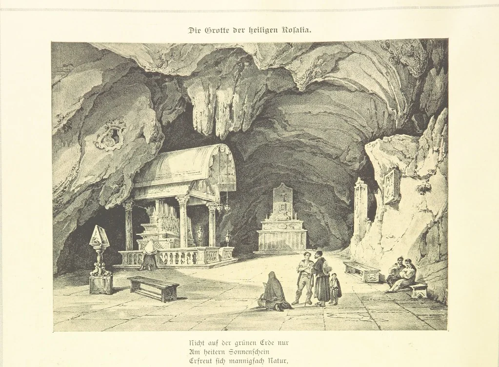 An illustration from Goethe's Italienische Reise. Mit 318 Illustrationen ... von J. von Kahle. Eingeleitet von ... H. Düntzer, 1885, leaf 286