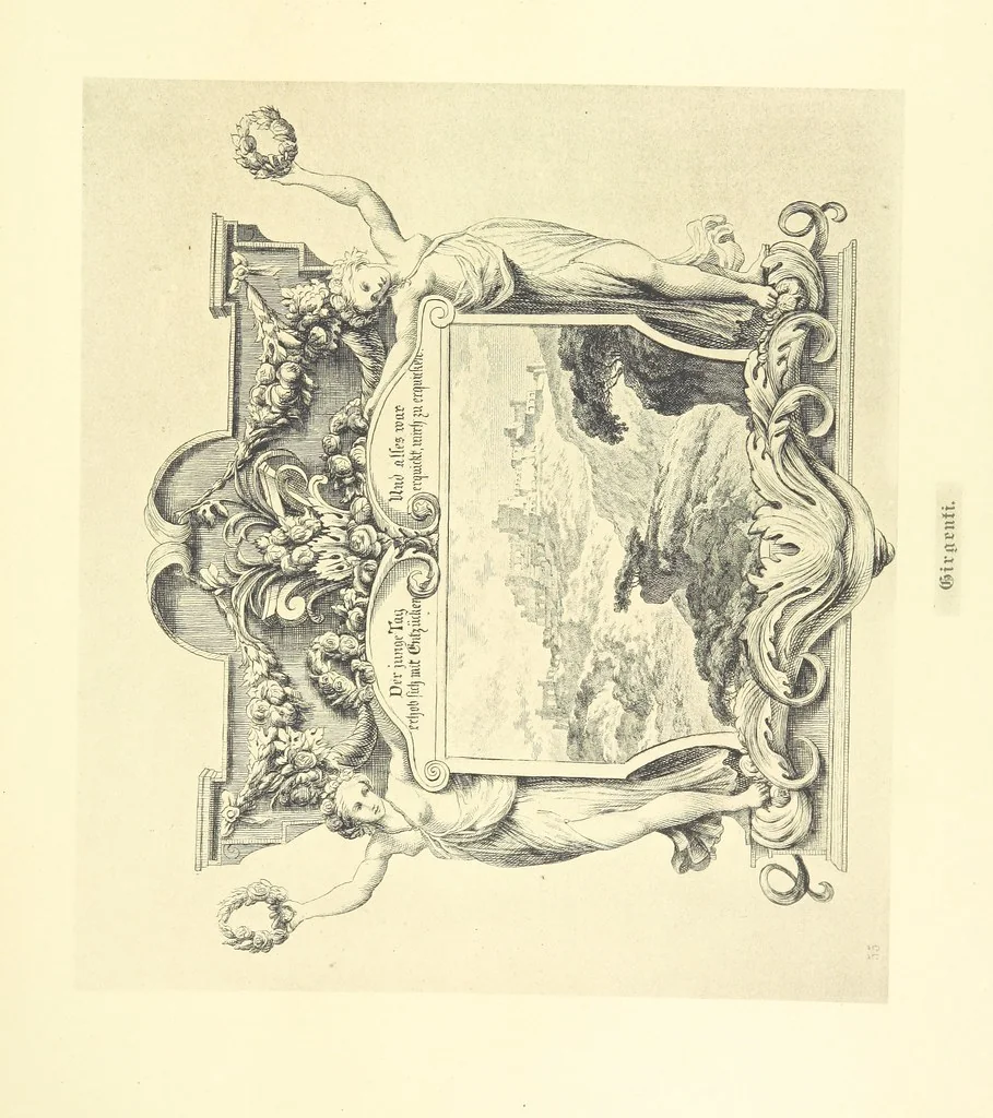 An illustration from Goethe's Italienische Reise. Mit 318 Illustrationen ... von J. von Kahle. Eingeleitet von ... H. Düntzer, 1885, leaf 311