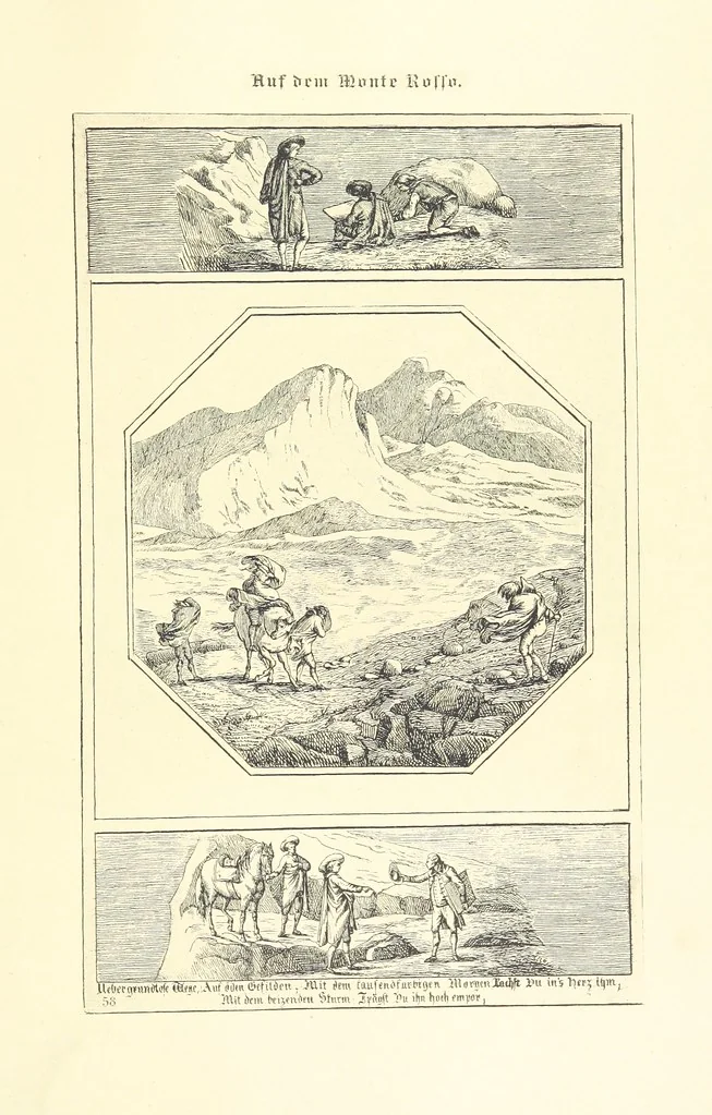 An illustration from Goethe's Italienische Reise. Mit 318 Illustrationen ... von J. von Kahle. Eingeleitet von ... H. Düntzer, 1885, leaf 333