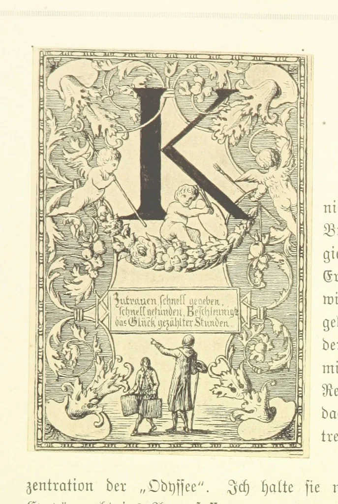 An illustration from Goethe's Italienische Reise. Mit 318 Illustrationen ... von J. von Kahle. Eingeleitet von ... H. Düntzer, 1885, leaf 336
