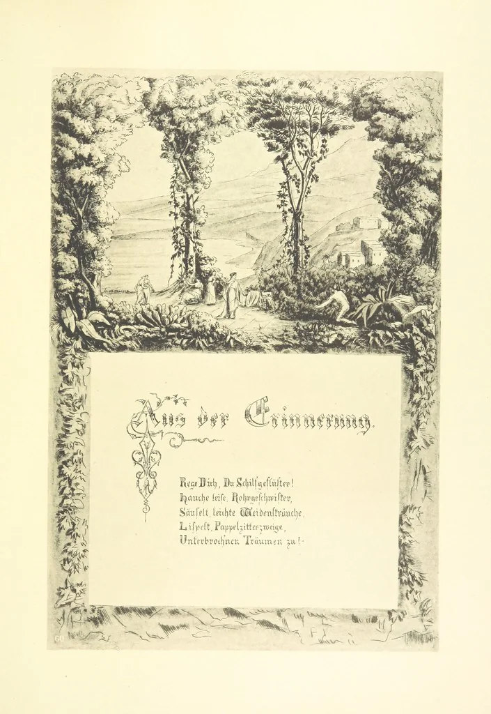 An illustration from Goethe's Italienische Reise. Mit 318 Illustrationen ... von J. von Kahle. Eingeleitet von ... H. Düntzer, 1885, leaf 339